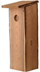 Búdka pre ďatľa Smart, 53,5x18x22 cm, drevo, hnedá