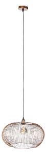 Priemyselné závesné svietidlo medené 49 cm - Finn
