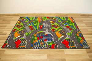 Detský koberec Clever Town uličky