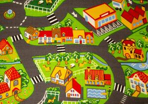 Detský koberec Crazy Village uličky