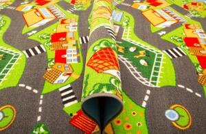 Detský koberec Crazy Village uličky