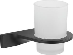 Mexen Rino, nástenný pohár na kefky, čierna matná, 7027038-70