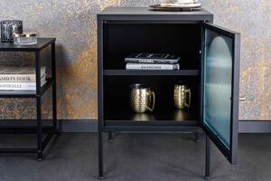 Dizajnový nočný stolík Taisiya 61 cm čierny