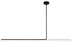 Toolight Moderné dizajnové osvetlenie LED APP1660-CP Black 140cm