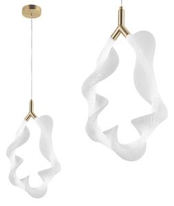 Toolight Dizajnové LED osvetlenie G013-1CP zlatá/biela