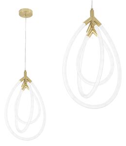 Toolight Moderné LED osvetlenie Circle-2 G018-CP zlaté