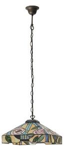 Endon 64385 - Luster na reťazi Tiffany WILLOW 1xE27/60W/230V priemer 35 cm