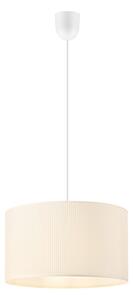 Závesný luster na lanku SIRJA PLISADO 1xE27/15W/230V priemer 35 cm krémový