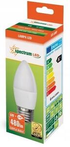 Spectrum LED LED žiarovka Teplá E-27 230V 6W Sviečka 13061
