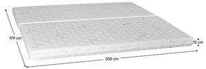 KONDELA Obojstranný rozkladací matrac, 90x200, HOPPIP