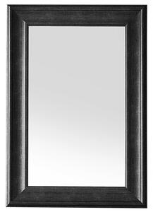 Nástenné zrkadlo 60 x 90 cm Lunza (čierna). Vlastná spoľahlivá doprava až k Vám domov. 1081094