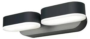 Ledvance Endura Style Mini Spot vonkajšie nástenné LED svietidlo / 2 lampy / 13 W / 630 lm / teplá biela / hliník / sklo / IP44 / biela/sivá