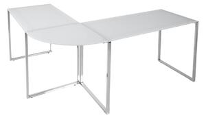 Rohový písací stôl Big Deal biely