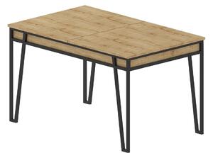 Rozkladací jedálenský stôl Raheema 132-170 cm vzor dub
