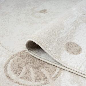 Detský koberec Mara 720 kruh, krémový / béžový