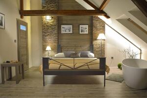 IRON-ART VALENCIA kanape - industriálna, loftová, dizajnová, kovová posteľ 180 x 200 cm