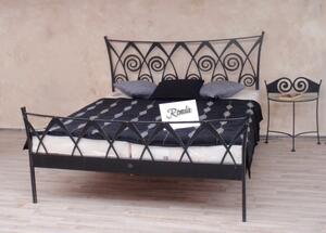 IRON-ART RONDA kanape - dizajnová kovová posteľ 160 x 200 cm