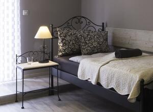 IRON-ART MALAGA - romantická kovová posteľ 140 x 200 cm