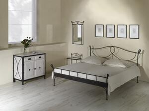 IRON-ART MODENA - nadčasová kovová posteľ 160 x 200 cm