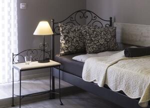 IRON-ART MALAGA kanape - romantická kovová posteľ 160 x 200 cm