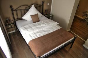 IRON-ART SARDEGNA - romantická kovová posteľ 90 x 200 cm
