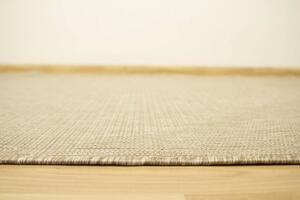 Šnúrkový obojstranný koberec Brussels 205697/10610 béžový/krémový