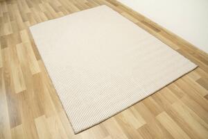 Šnúrkový obojstranný koberec Brussels 205697/10610 béžový/krémový