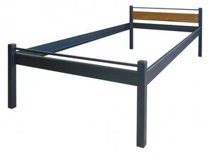 IRON-ART NANTES III. dub - jednoduchá kovová posteľ 140 x 200 cm