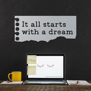 DUBLEZ | Motivačná tabuľka pre deti - It all starts with a dream
