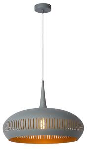 Lucide 30492/45/36 závesné svietidlo Rayco šedé, E27, ø45cm