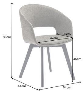 Dizajnová stolička Colby zelená