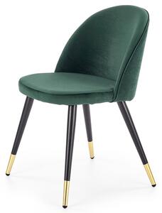 Jedálenská stolička SCK-315 zelená/čierna