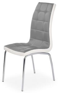 Jedálenská stolička SCK-186 sivá/biela