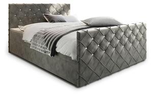 Čalúnená posteľ boxspring MANDI, 160x200, magic velvet 2217