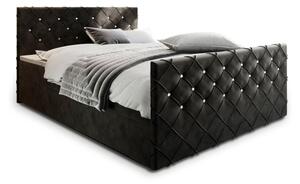 Čalúnená posteľ boxspring MANDI, 180x200, magic velvet 2219