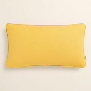 Elegantná obliečka na vankúš v horčicovo žltej farbe 30 x 50 cm