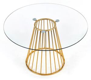 Jedálenský stôl LAVIRPAL kov/sklo