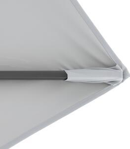Doppler ACTIVE 310 x 210 cm - moderný slnečník s bočnou nohou svetlo šedá (kód farby 827)