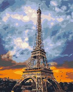 Maľovanie podľa čísiel železná dáma Paríža