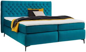BOXSPRINGOVÁ POSTEĽ, 160/200 cm, tyrkysová Esposa - Online Only spálne, Online Only