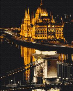 Maľovanie podľa čísiel nočná Budapešť
