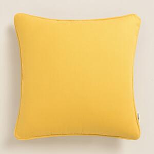 Elegantná obliečka na vankúš v horčicovo žltej farbe 40 x 40 cm Žltá