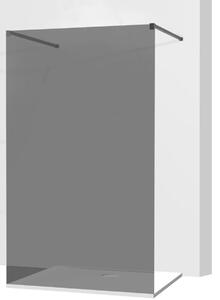Variabilná sprchová zástena MAXMAX MEXEN KIOTO 80x200 cm, 8 mm - grafitové sklo