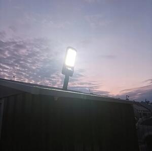 Foxter Pouličné osvetlenie solárne LED COB, IP65, 300W, čierna