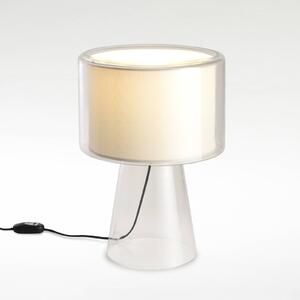 MARSET Stolná lampa Mercer, polyester, Ø 38 cm