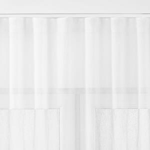 Homede Záclona Kresz Wave Tape, biela, 140 x 140 cm