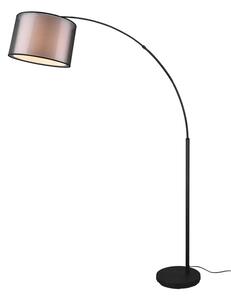 Oblúková stojacia lampa Burton s dvojitým tienidlom