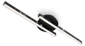 Briloner Briloner 3517-025 - LED Prisadený luster REY 2xLED/6W/230V čierna BL1088 + záruka 3 roky zadarmo