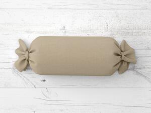 Biante Vankúš valec bonbon Rongo RG-077 Latte 15x40 cm