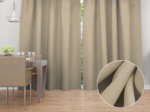 Biante Dekoračný záves Rongo RG-077 Latte 140x140 cm